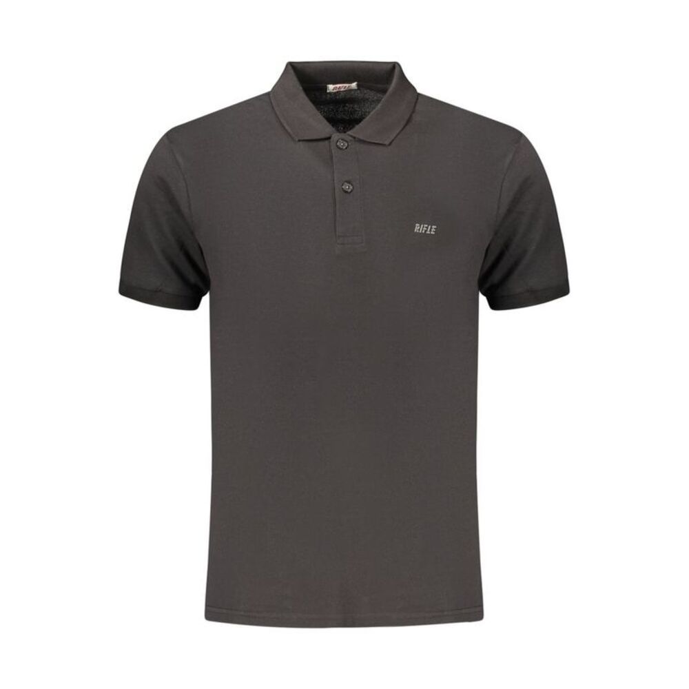 Rifle Black Cotton Men's Polo Men's Shirt